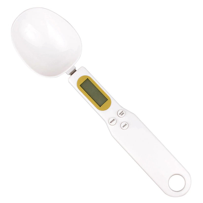 Digital spoon scale measurement feature