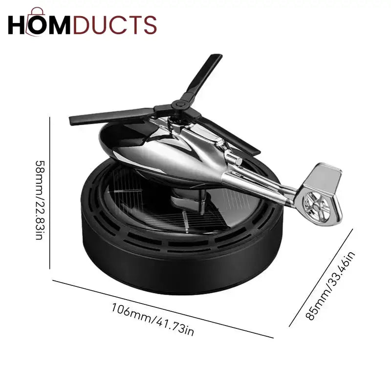 Solar helicopter fragrance diffuser dimensions